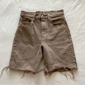 GAP Brown Jean Cheeky Straight Shorts for Women